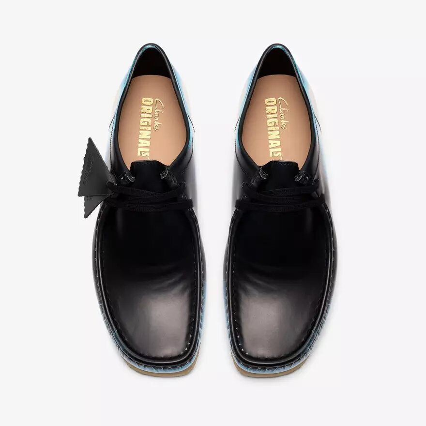 Wallabee voor heren, zwart, ‘Brush-off’ Wallabees Wallabee voor heren, zwart, ‘Brush-off’ Wallabees