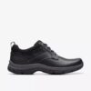 Walpath Low herenschoen met veters, zwart leer Walpath Low herenschoen met veters, zwart leer