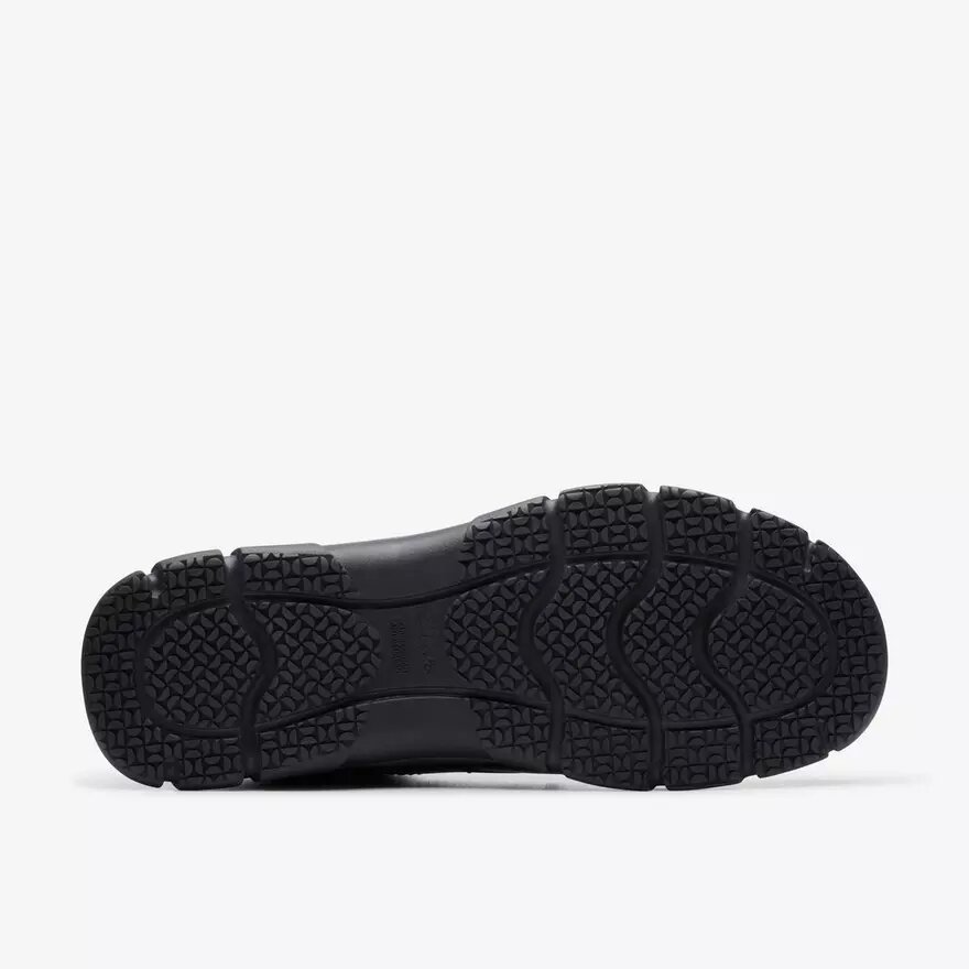 Walpath Low herenschoen met veters, zwart leer Walpath Low herenschoen met veters, zwart leer