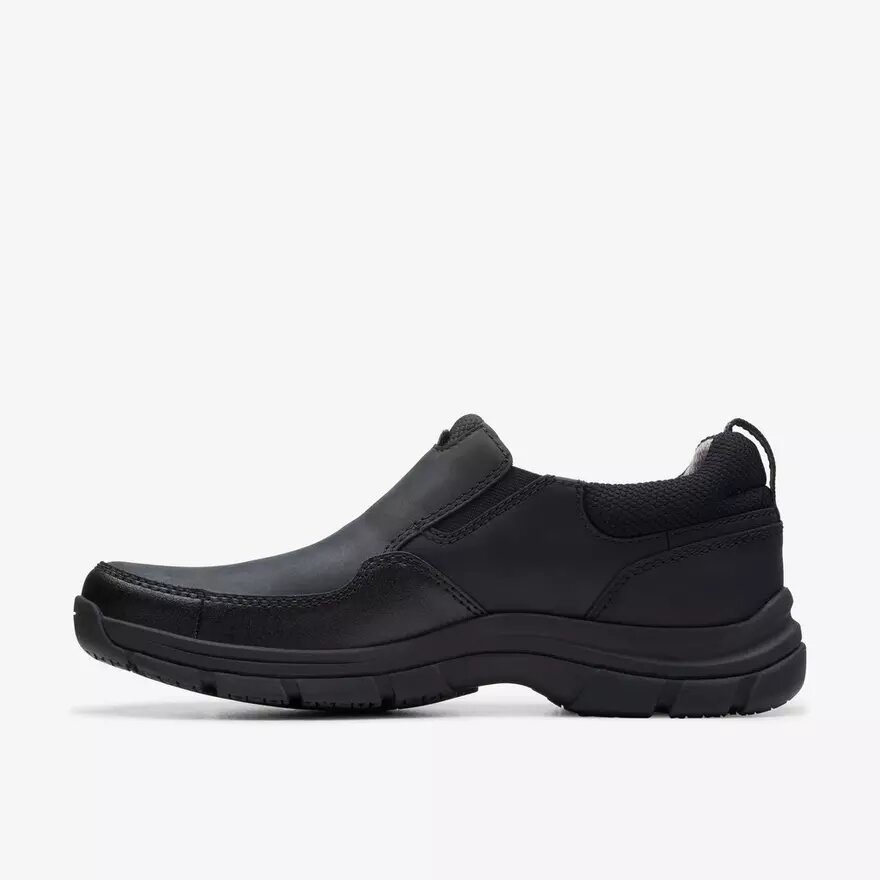 Walpath Step zwarte leren Loafers voor heren Walpath Step zwarte leren Loafers voor heren