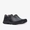 Walpath Step zwarte leren Loafers voor heren Walpath Step zwarte leren Loafers voor heren