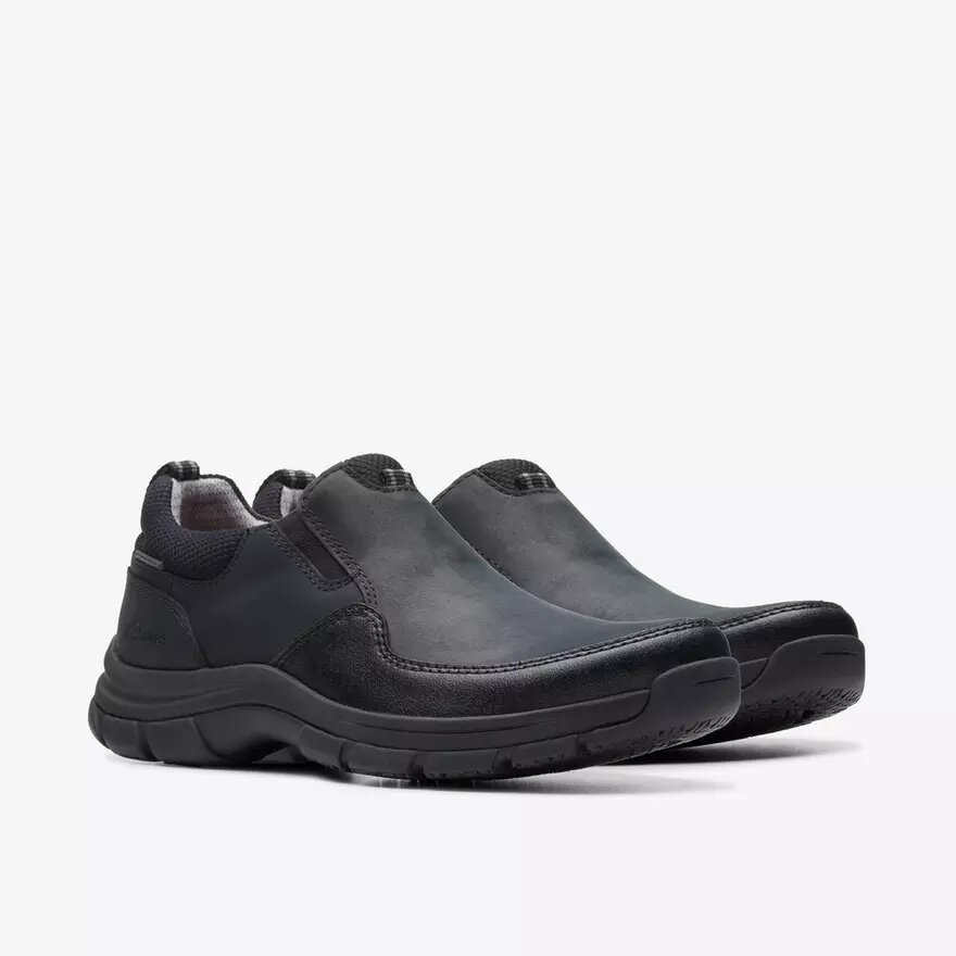 Walpath Step zwarte leren Loafers voor heren Walpath Step zwarte leren Loafers voor heren