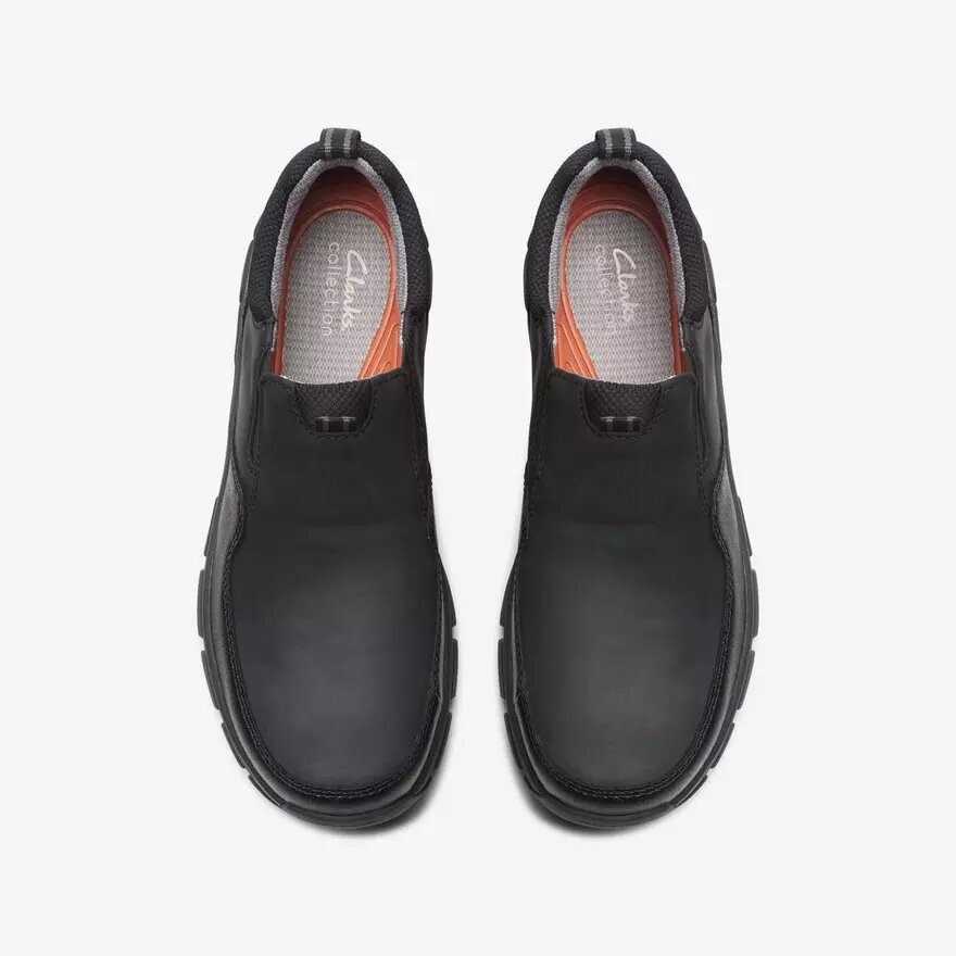 Walpath Step zwarte leren Loafers voor heren Walpath Step zwarte leren Loafers voor heren