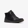 Waterdichte zwarte leren Chelsea boots voor dames van Orlene Top Waterdichte zwarte leren Chelsea boots voor dames van Orlene Top
