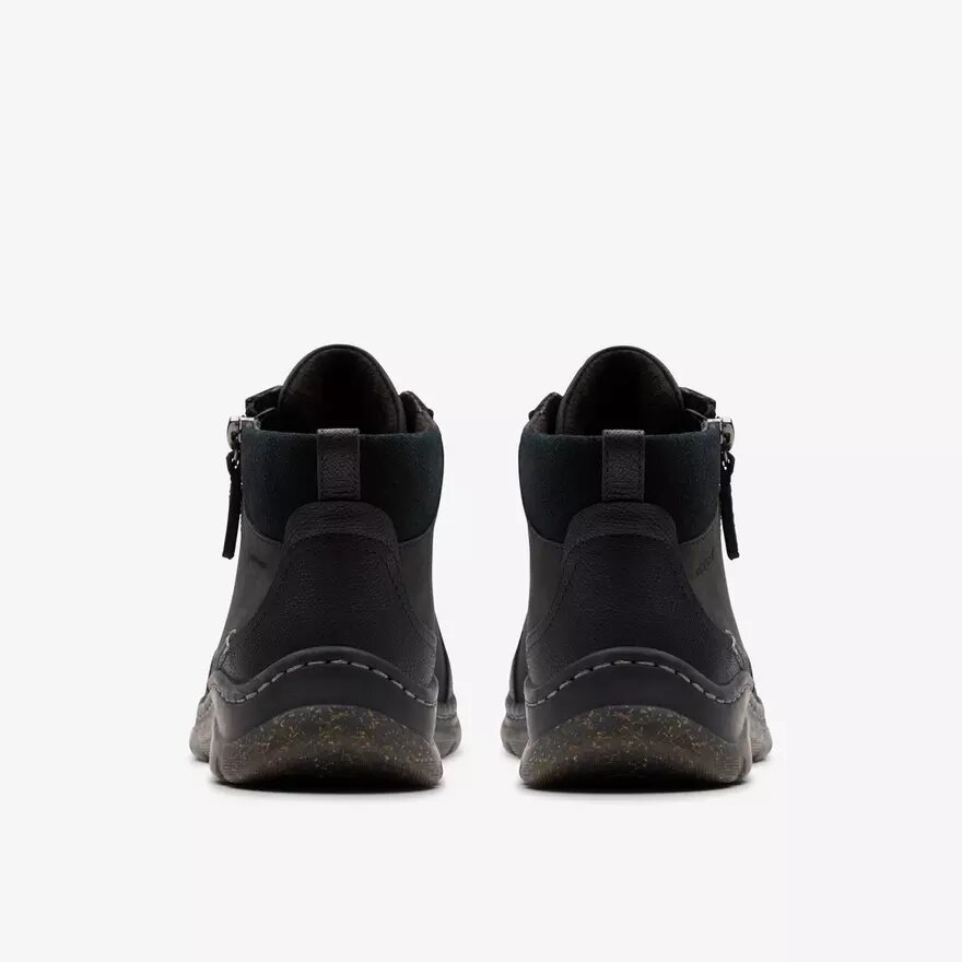 Waterdichte zwarte leren Chelsea boots voor dames van Orlene Top Waterdichte zwarte leren Chelsea boots voor dames van Orlene Top