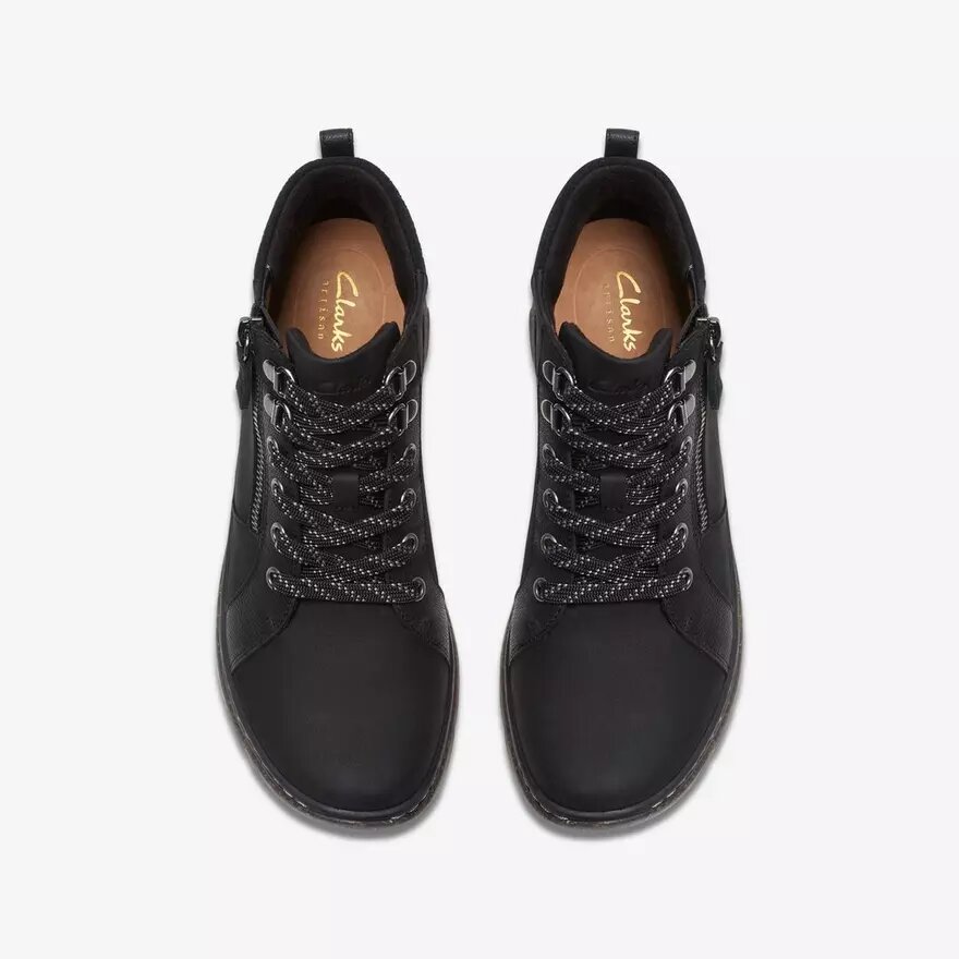Waterdichte zwarte leren Chelsea boots voor dames van Orlene Top Waterdichte zwarte leren Chelsea boots voor dames van Orlene Top