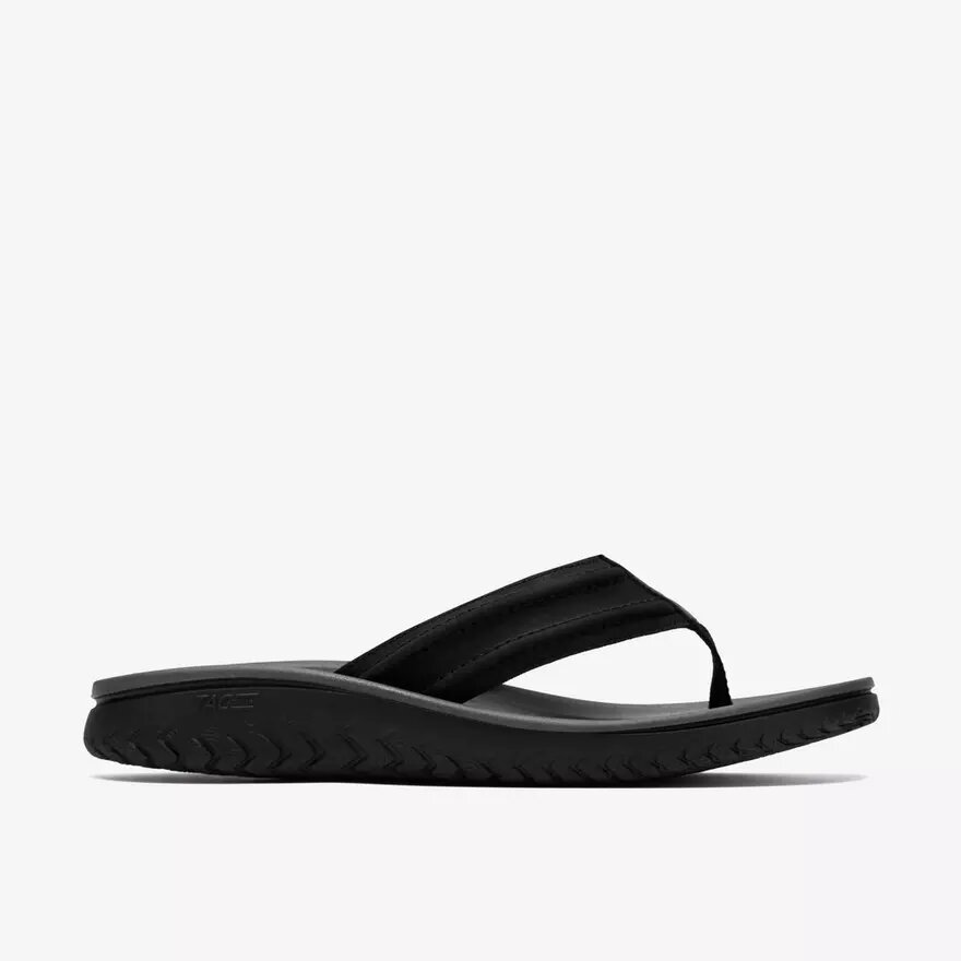 Wesley Surf zwarte leren Flip-flop voor heren Wesley Surf zwarte leren Flip-flop voor heren