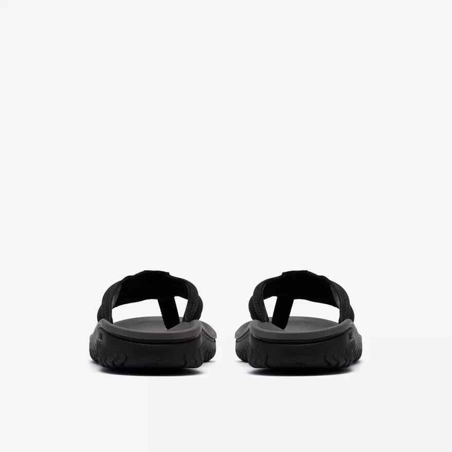 Wesley Surf zwarte leren Flip-flop voor heren Wesley Surf zwarte leren Flip-flop voor heren