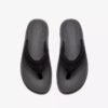Wesley Surf zwarte leren Flip-flop voor heren Wesley Surf zwarte leren Flip-flop voor heren