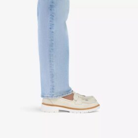 Westlynn Bella crèmekleurige leren Loafers voor dames
