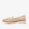 Westlynn Bella crèmekleurige leren Loafers voor dames Westlynn Bella crèmekleurige leren Loafers voor dames