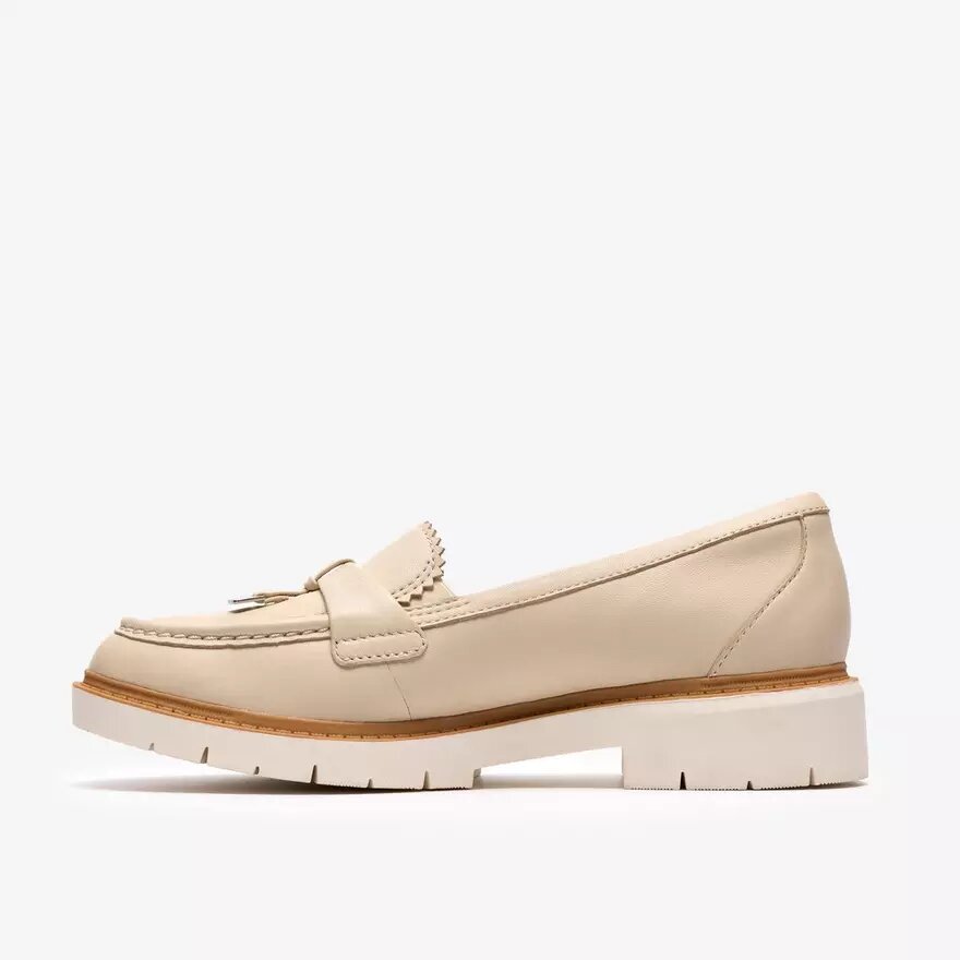 Westlynn Bella crèmekleurige leren Loafers voor dames Westlynn Bella crèmekleurige leren Loafers voor dames