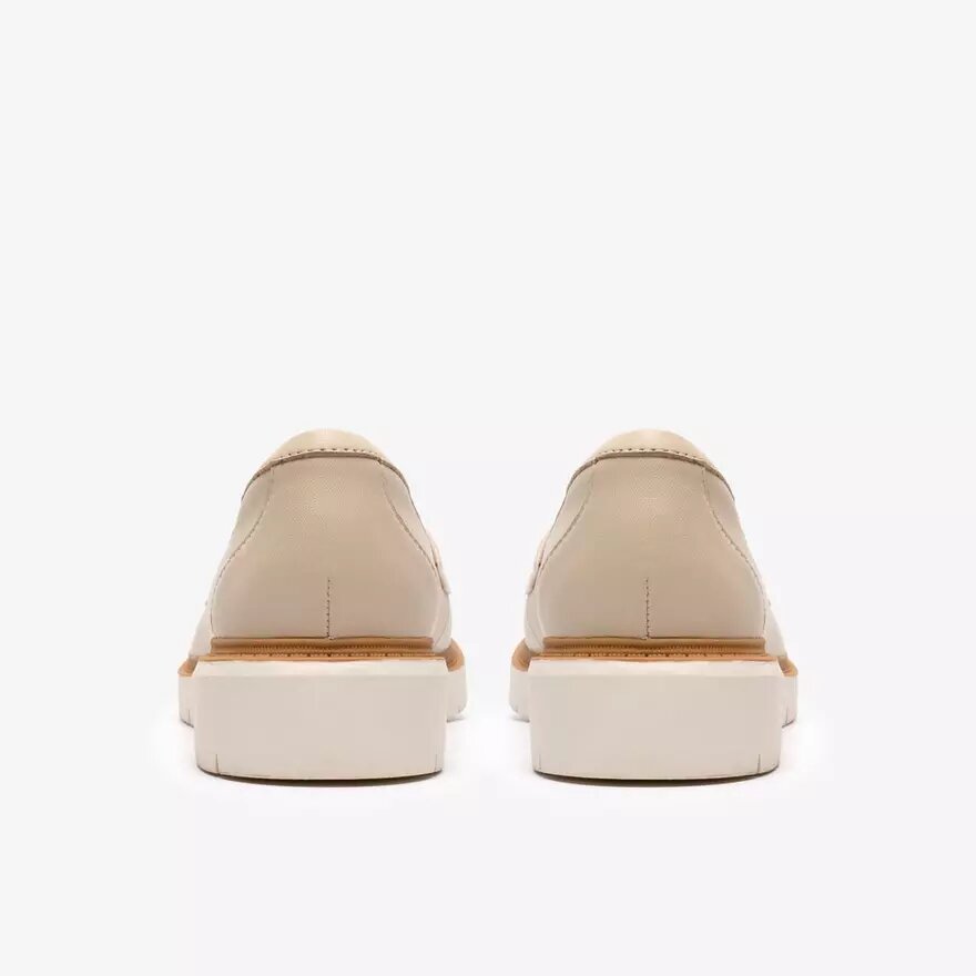 Westlynn Bella crèmekleurige leren Loafers voor dames Westlynn Bella crèmekleurige leren Loafers voor dames