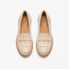 Westlynn Bella crèmekleurige leren Loafers voor dames Westlynn Bella crèmekleurige leren Loafers voor dames