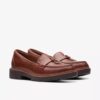 Westlynn Bella-Loafers van bruin leer voor dames