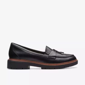 Westlynn Bella zwarte leren Loafers voor dames