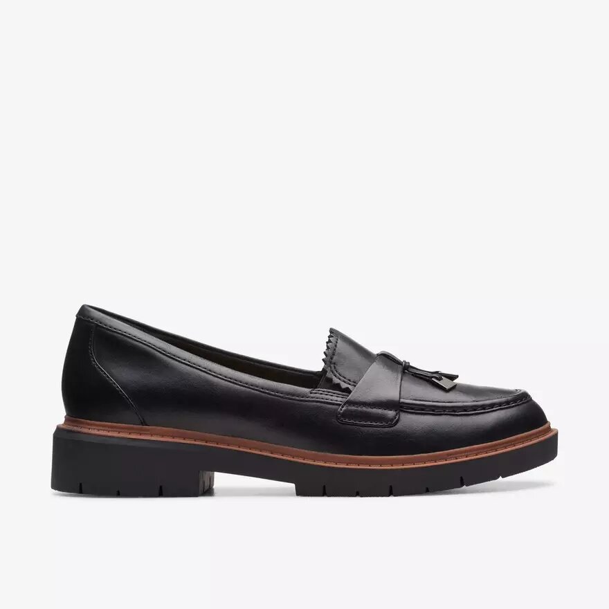 Westlynn Bella zwarte leren Loafers voor dames Westlynn Bella zwarte leren Loafers voor dames