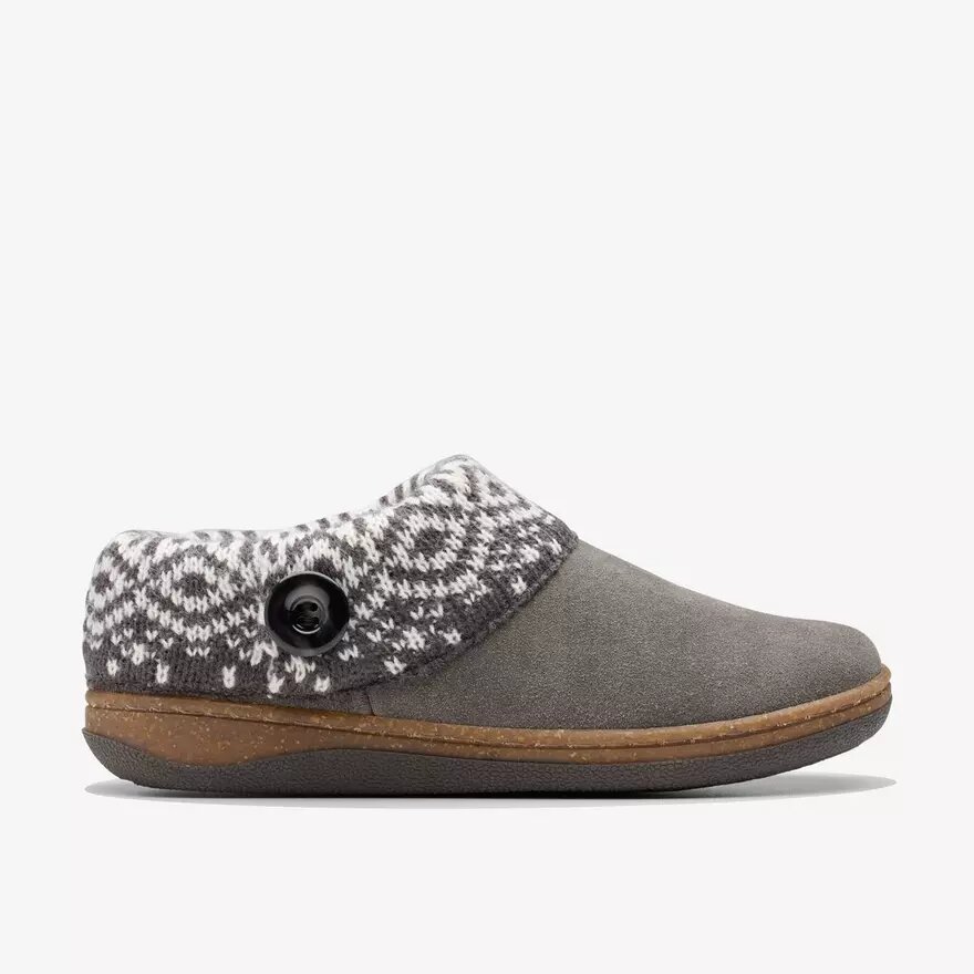 Willowdean Sweater donkergrijze Slippers voor dames Willowdean Sweater donkergrijze Slippers voor dames