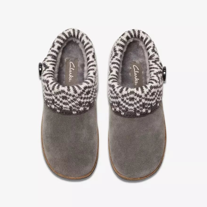 Willowdean Sweater donkergrijze Slippers voor dames Willowdean Sweater donkergrijze Slippers voor dames