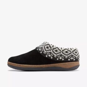 Willowdean-trui-slippers voor dames in zwart