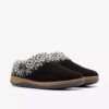 Willowdean-trui-slippers voor dames in zwart
