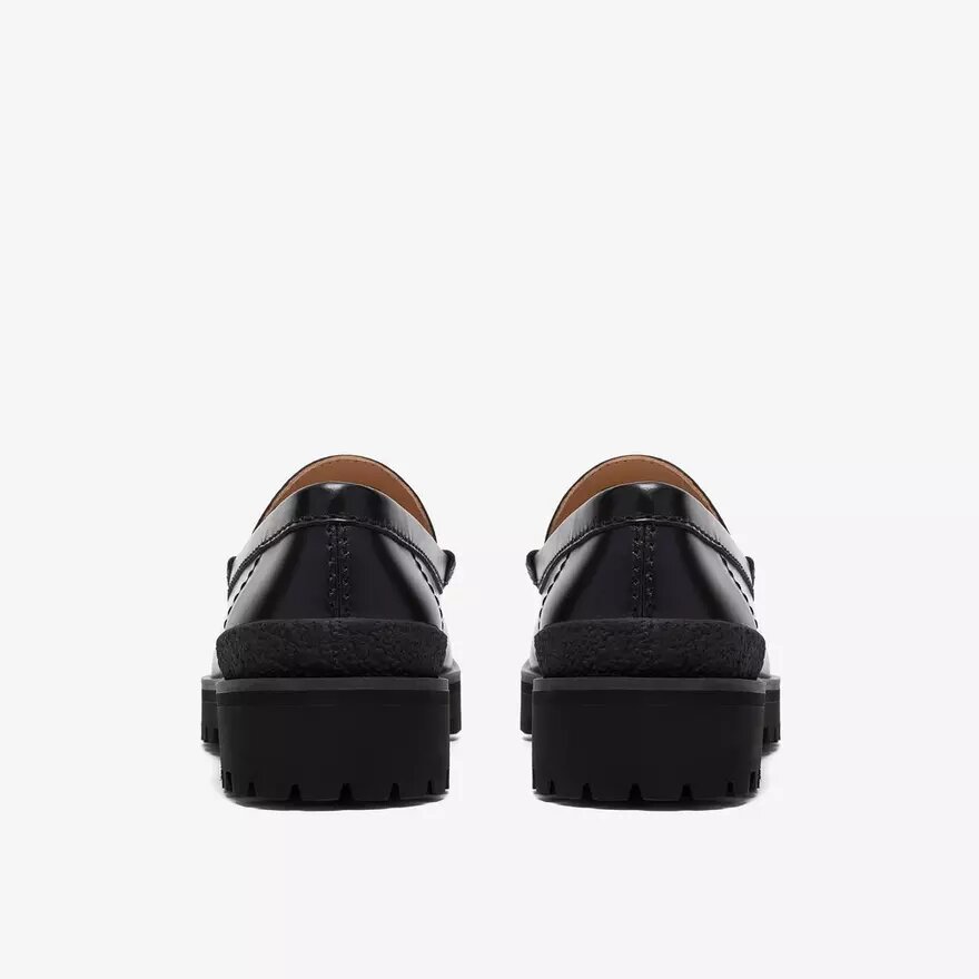 Yukoner Penny herenloafers van zwart leer Yukoner Penny herenloafers van zwart leer