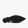 Zarey Bow zwarte leren pumps voor dames