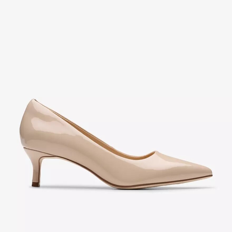 Zarey Court Sand lakleren schoenen voor dames (VS) Zarey Court Sand lakleren schoenen voor dames (VS)