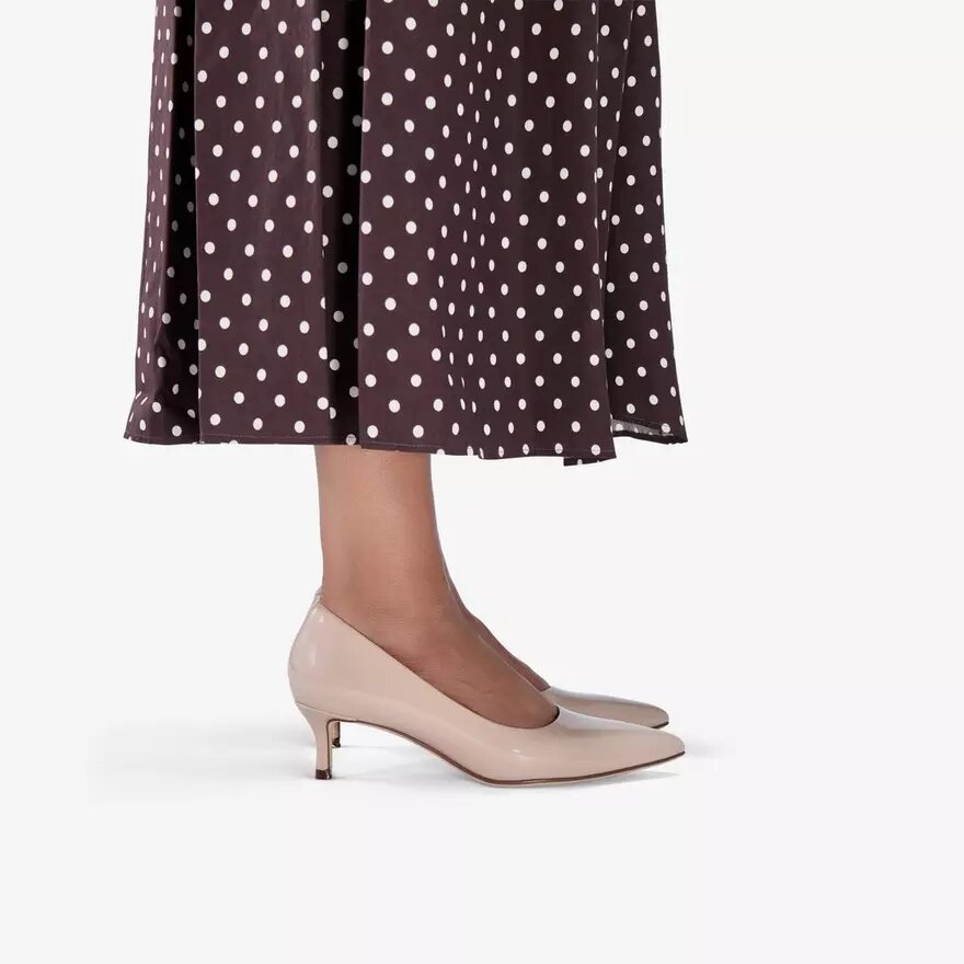 Zarey Court Sand lakleren schoenen voor dames (VS) Zarey Court Sand lakleren schoenen voor dames (VS)