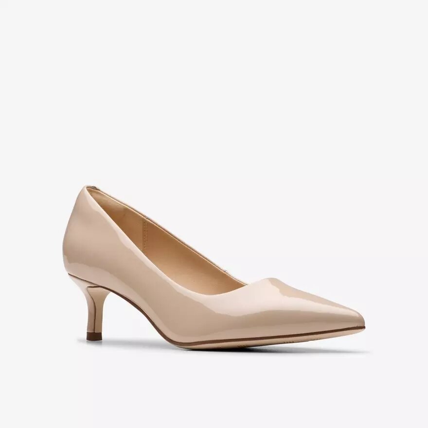 Zarey Court Sand lakleren schoenen voor dames (VS) Zarey Court Sand lakleren schoenen voor dames (VS)