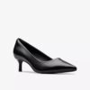 Zarey Court zwarte leren schoenen voor dames (VS) Zarey Court zwarte leren schoenen voor dames (VS)