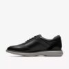 Zwarte leren Oxfords voor heren in Brantin-stijl Zwarte leren Oxfords voor heren in Brantin-stijl