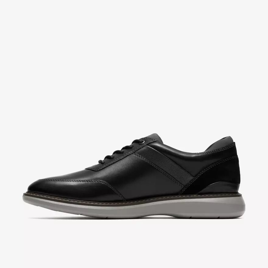 Zwarte leren Oxfords voor heren in Brantin-stijl Zwarte leren Oxfords voor heren in Brantin-stijl