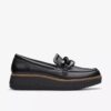 Zylah May zwarte leren Loafers voor dames Zylah May zwarte leren Loafers voor dames