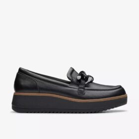 Zylah May zwarte leren Loafers voor dames