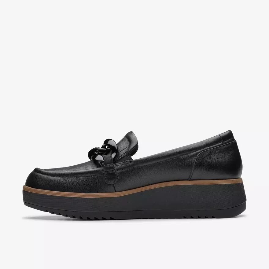 Zylah May zwarte leren Loafers voor dames Zylah May zwarte leren Loafers voor dames